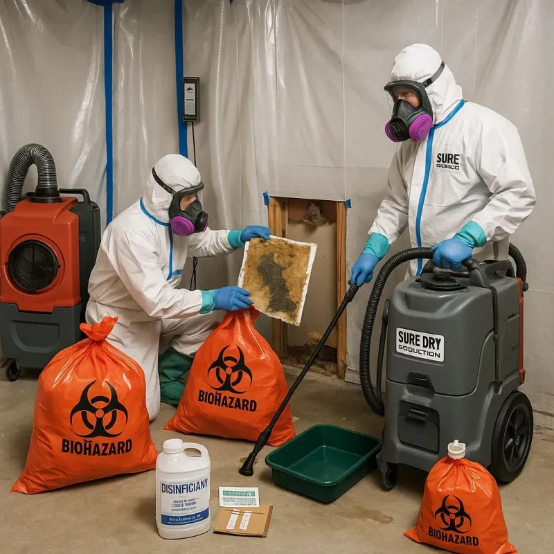 Contaminated Water Handling Protocols process in Inman, SC